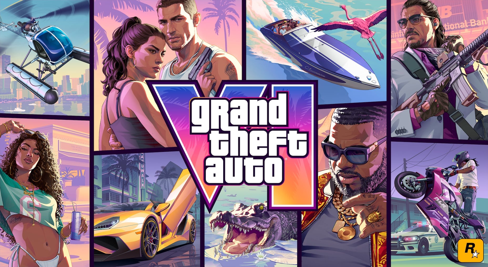 Grand Theft Auto VI official cover. Coming November 19, 2026.